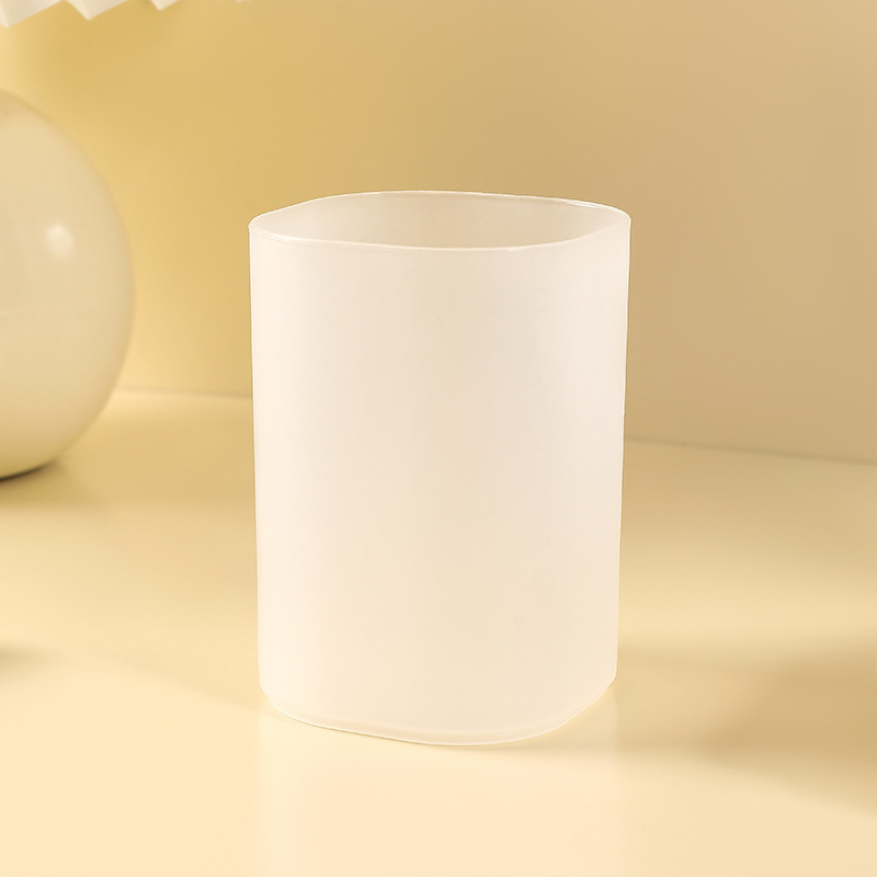Small pen holder, frosted transparent
