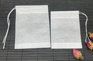 Bolsa de té de fibra de maíz Biodegradable, nailon reutilizable Pla con logotipo, bolsa de pirámide con filtro de té con cordón, bolsa de té vacía personalizada - Product Image 6