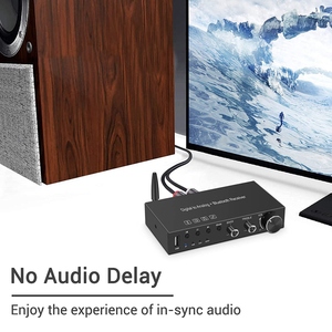 Convertidor Digital a analógico, receptor DAC con amplificador de auriculares óptico/Coaxial a RCA, salida de Audio de 192mm, USB, 3,5 kHz, BT5.0 - Product Image 3