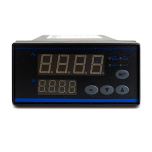 Controlador de temperatura PID Digital, dispositivo LED Dual con salida de entrada PT100 vía Contacto de relé y unidad SSR