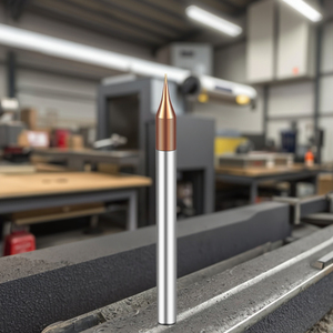 HRC55 Tungsten karbür topu burun mikro frezeler 2-Flute CNC makinesi araçları ile freze kesicisi özel ODM desteği - Product Image 3