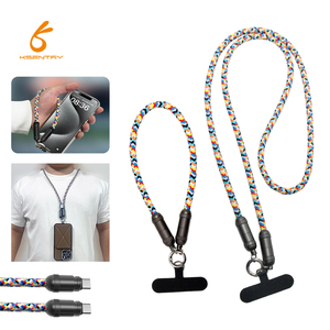 Multifunctional Type <strong>C</strong> Charging Cable Nylon Universal Crossbody Lanyard Wrist Strap Pd 27W USB Compatible for Computer IOS - Product Image 2