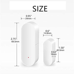 Wifi门传感器检测器，与Alexa Google助手兼容的智能无线窗户传感器实时警报 - Product Image 6