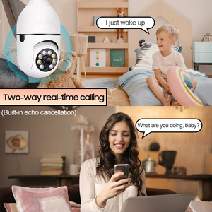 LEVOFAST kamera bola lampu Tuya V380pro, bohlam lampu 1080p keamanan wifi 360 derajat dengan wifi - Product Image 6