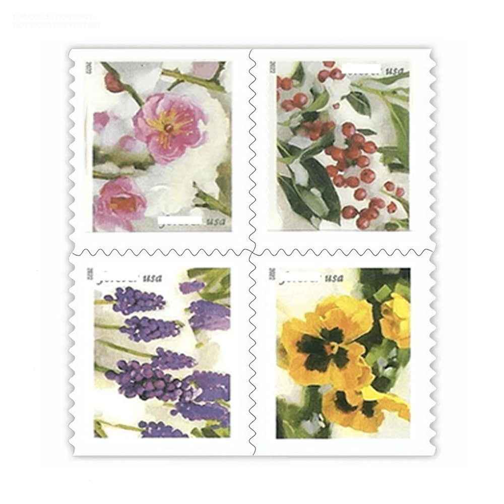 Blanc Y64 2022 Beauté du jardin enneigé 100pcs