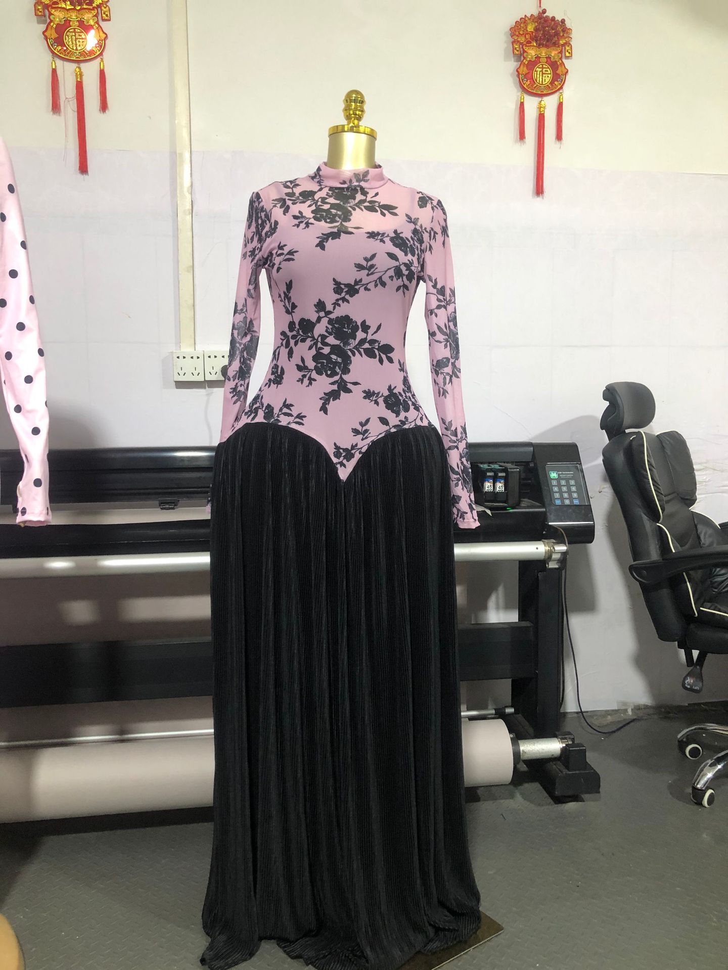 Rose noir avec intérieur - Extensible