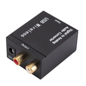 Convertidor de Audio Digital a analógico compatible con Bluetooth, señal Coaxial Toslink de fibra óptica a amplificador decodificador de Audio RCA R/L - Product Image 6