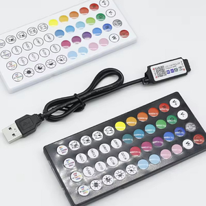 Universale DC5V-12V 24 44 chiave RGB IR telecomando Rgb Led striscia di luce Controller DC 12V LED dimmer per RGB 3528 5050 striscia LED - Product Image 1