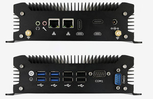 i3-6157U Fanless Mini PC 2 LAN RS232 Linux Win10 Rugged Industrial <strong>Computer</strong> Hardware <strong>Software</strong> For POS - Product Image 4