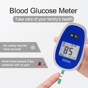 Lyz không xâm lấn điện tử bloodglucose Analyzer Meter với kiểm tra Strips - Product Image 5