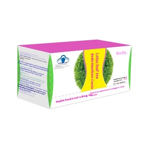 बीड़ी ब्रांड ऑर्गेनिक हॉथर्न कैसिया बीज कमल पत्ती चाय 3 ग्राम प्रति पैक 15 बैग/बॉक्स स्वस्थ भोजन पूरक - Product Image 1