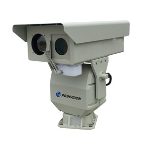 Câmera térmica de longo alcance com <span class=keywords><strong>sensor</strong></span> PTZ de visão noturna para uso ao ar livre, câmera térmica de longo alcance de 5 a 10 km