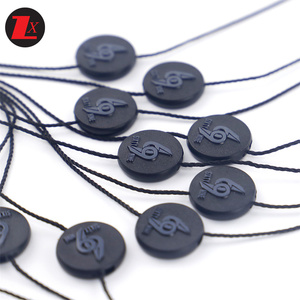 China Factory Wholesale Custom <strong>Plastic</strong> hang <strong>Tags</strong> hang <strong>Tag</strong> Rope <strong>String</strong> Lock for hang Label