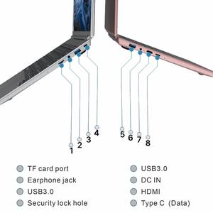 OEM Logo 14 pulgadas Intel Celeron N5095 Laptop con 16GB RAM Windows 11 Quad Core CPU para estudiantes de negocios IPS Panel US Plug - Product Image 5