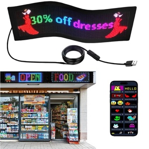 Customizable P10 Programmable Scrolling <strong>LED</strong> Display Screen Panel 6mm for Outdoor Retail Store Business Banner Open Electronic - Product Image 1
