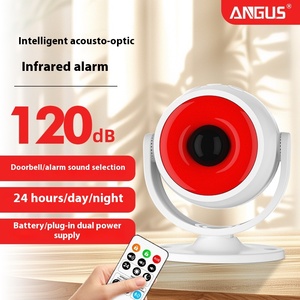 Alarma infrarroja inalámbrica Sensor de movimiento PIR con sirena estroboscópica Sistema de seguridad para el hogar Detector antirrobo Alarma en el sitio Aarm - Product Image 2