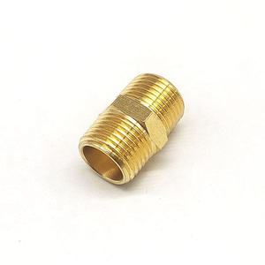 Custom Packaging 1/2\&quot; 3/4\&quot; Double Brass Hexagon Pipe Nipple Forged <strong>ASTM</strong> <strong>Water</strong> Quick Coupling NPT BSP 14mm - Product Image 4