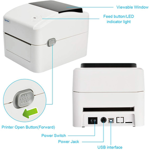 Xprinter XP-420B 4x6 nakliye adresi etiket termal etiket yazıcı XP-420B termal yazıcı - Product Image 2
