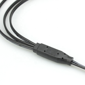工場でカスタマイズされたDC5.5X2.5 1〜3スプリッターアダプターケーブル22AWG電源コード (DCプラグ付き) - Product Image 4