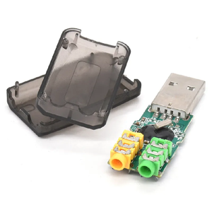 Hot Sale Mini External <strong>USB</strong> Sound <strong>Card</strong> 5.1 Channel Audio <strong>Card</strong> Adapter 3.5MM Microphone Earphone Interface for Computer - Product Image 4
