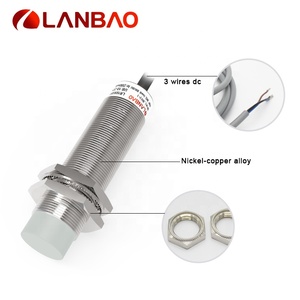 LANBAO função Padrão série DC 3/4 fios NPN NC Flush M12 <span class=keywords><strong>sensor</strong></span> de proximidade à prova d' água