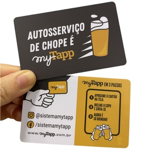 Chip RFID inteligente digital personalizado Tarjeta de membresía con código de barras de PVC Tarjeta de regalo Vip de plástico NFC con código QR - Product Image 6