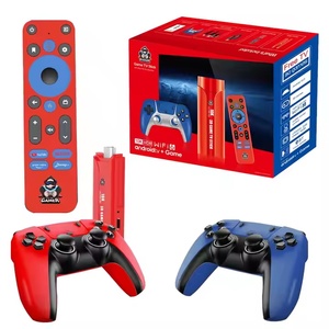 Recentemente aggiornato 2 in 1 G1 Dual Wifi Android Game TV Box Fire Tv Stick console per videogiochi di controllo vocale due giocatori 40000 giochi - Product Image 1