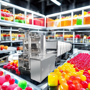 Bán buôn antiderapant vitamin Vegan Gummy rắn ăn được máy làm máy bay phản lực hơi nước Cocker & tinh bột khuôn bổ sung nhà sản xuất - Product Image 1