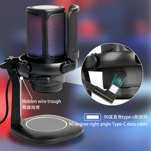 GAM-S1/GAM-SS1 kapazitives USB-Mikrofon RGB-Mikrofon Gaming Live Broadcast Desktop Anti-Spray-Netzwerk-Aufnahme mikrofon - Product Image 6