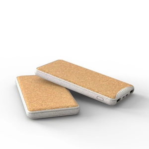 Wheat Straw Biodegradable 10000mAh Power Bank PD22.5W Super Fast Charging Mobile Power Banks Type-C <strong>Input</strong> Dual <strong>USB</strong> Power Bank - Product Image 6