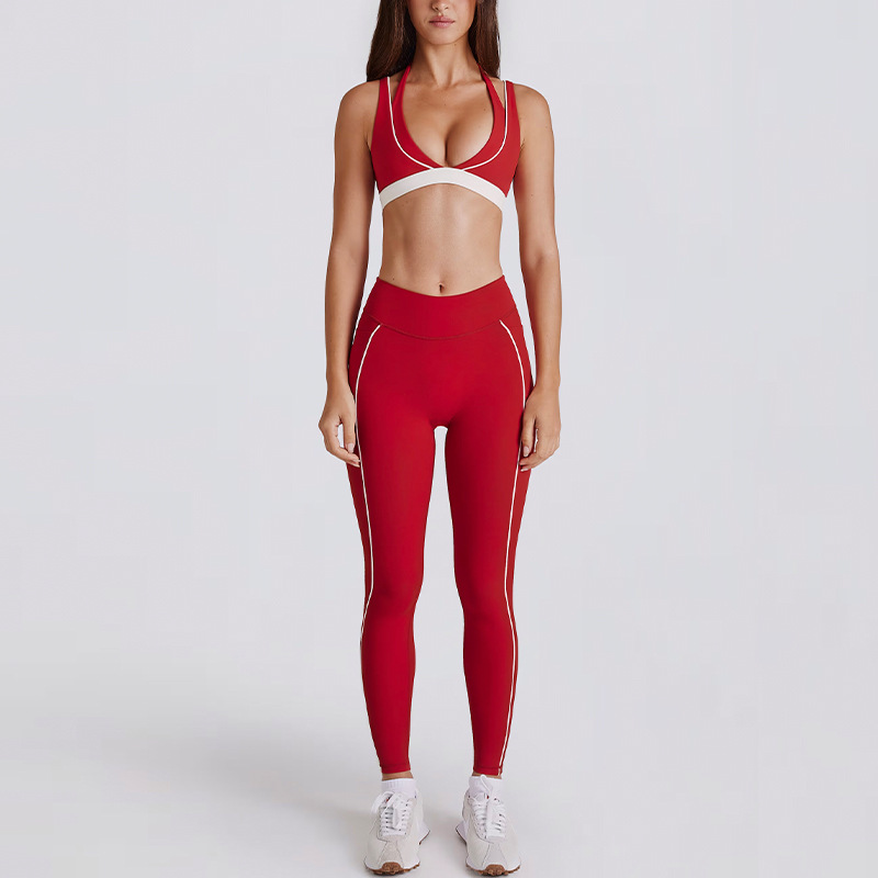 Red-Bra & Leggings