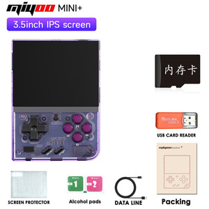 Miyooミニプラス + オープンソースハンドヘルドレトロPSPアーケードゲームコンソールWi-Fi通信在庫供給懐かしモデル