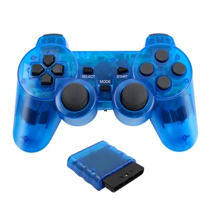 แป้นเกมไร้สาย2.4G โปร่งใสสำหรับ PS2รีโมทควบคุมจอยสติ๊กเกม Manette จอยแพดสำหรับเล่นเกม - Product Image 6