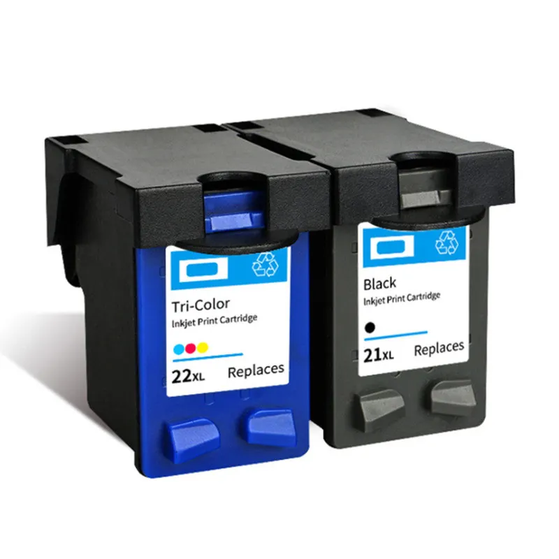 Sim-colorido 21XL 22XL Jato de Tinta Remanufactured Cartucho Para Impressora Hp Deskjet Officejet 3910 3920 3930 3940 D1320 D1330 D1360