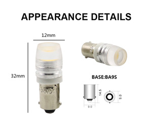 E10 <strong>LED</strong> Indicator Bulb BI-POLAR <strong>BA9S</strong> Light Lamp Miniature PSB 24X-<strong>LED</strong> MG6 BA7S T5.5 T6.8 MF T1-3/4 Midget Wedge T3.25 28V 120V