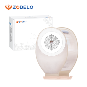 Zodelo CE chứng nhận Class I không thấm nước một mảnh rò rỉ bằng chứng <span class=keywords><strong>colostomy</strong></span> chứa chất thải túi cho ostomy & ileostomy chăm sóc - Product Image 1
