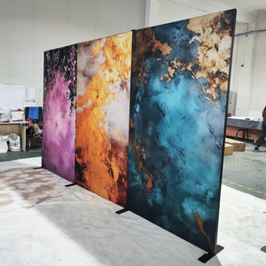 מסגרת לעמוד הדפסה מהירה משלוח מהיר eg אלומיניום תערוכת קיר מתח רקע נייד ישר - Product Image 2