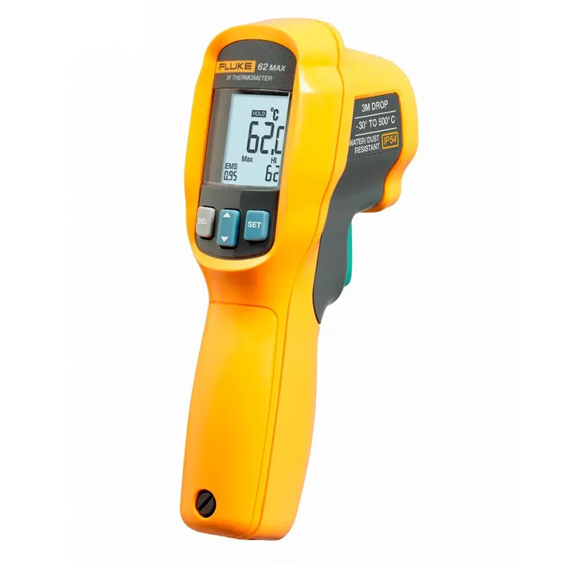 Fluke 62 MAX Digitales Laser-IR-Infrarot-Pistolen thermometer für die Industrie