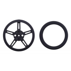 Робот, смарт-колесо автомобиля, пластиковая резина для FS90R RC Servo 9 г, 360 градусов, сервопривод непрерывного вращения - Product Image 3