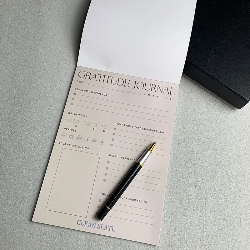 Planner giornaliero di alta qualità per fare la lista blocco note Logo personalizzato stampato strappa il blocco per appunti stampa personalizzata per le liste della spesa