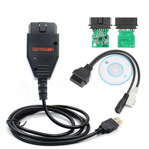 Galletto 1260 ile 2*2 kablo ECU Chip Tuning aracı EOBD flaşör ECU flaşör yeşil PCB FTDI ftread okuma ve yazma - Product Image 1