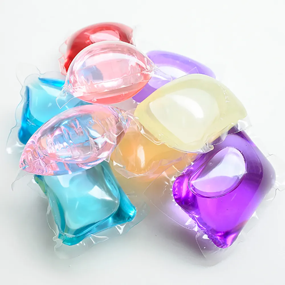 Polyva free sample wholesale clothes wash capsule laundry detergent pods soap powder laundry beads