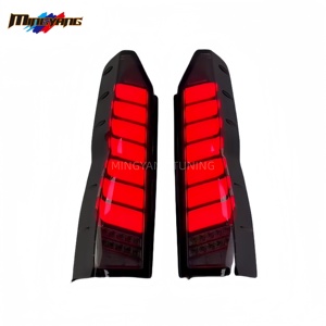 Yeni varış dinamik arka işık kuyruk lambası arka lambası 2019-2024 Toyota Hiace GL Grandia banliyö Deluxe led stop lambaları - Product Image 1