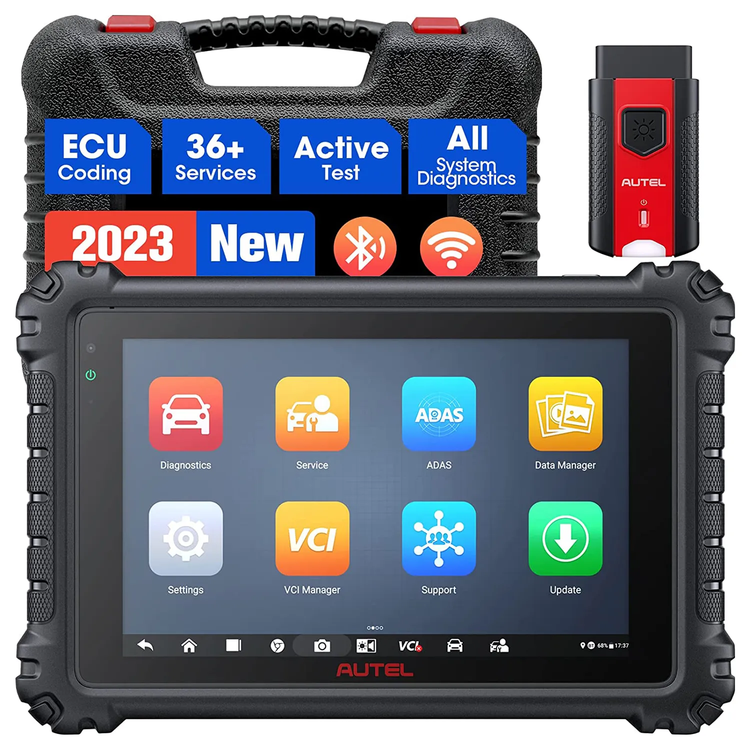 Autel MaxiSYS MS906 PRO OBD2, herramienta de escáner, lector de código VCI, Sistema completo profesional, herramientas de diagnóstico de vehículos Altar