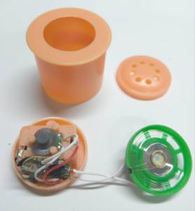 Elettronico piezo buzzer modulo battito cardiaco registratore pre-registrabile suono di batteria di programmazione per animali di peluche - Product Image 6