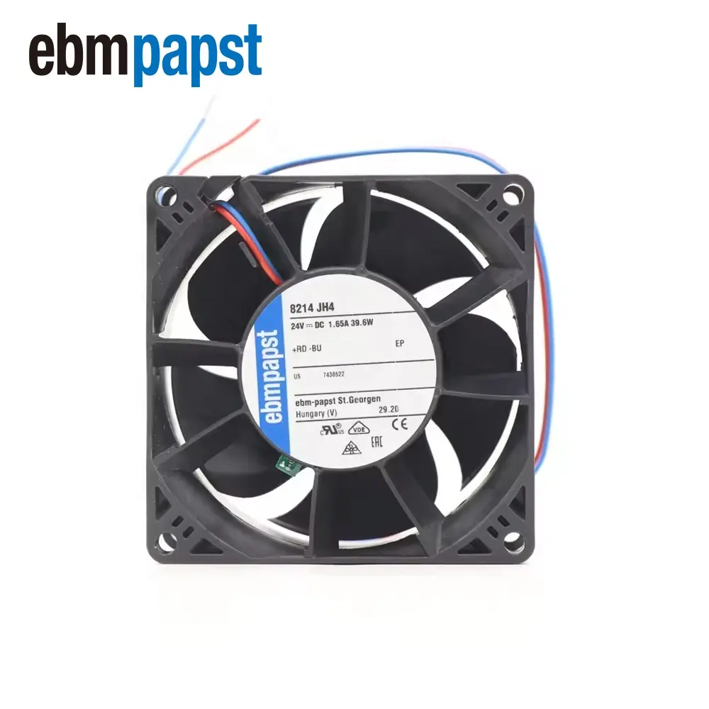 Ebmpapst 8214JH4 24V DC 38W 80x80x38mm 8038 8cm 222m 3/h 14000RPM cuscinetto a sfere Inverter modulo di potenza ventola di raffreddamento assiale