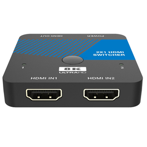 Interruptor HDMI 2 en 1 OUT AUTO-SELECT 8K @ 60Hz 48Gbps HDMI 2,1 HDCP2.3 para sistema de cine en casa