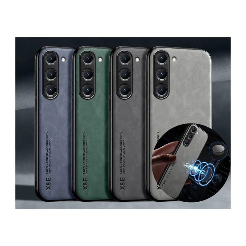 Magnet hülle für Samsung S21 S22 Pro S22 Ultra-Leder-Handy hüllen für Galaxy A71 4G 5G Rückseite für iPhone-Abdeckungen