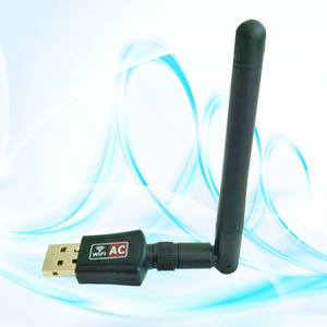 600 a doppia banda Mbps USB 2.4GHz 5GHz adattatore wifi con Antenna Mini Computer scheda di rete ricevitore - Product Image 5