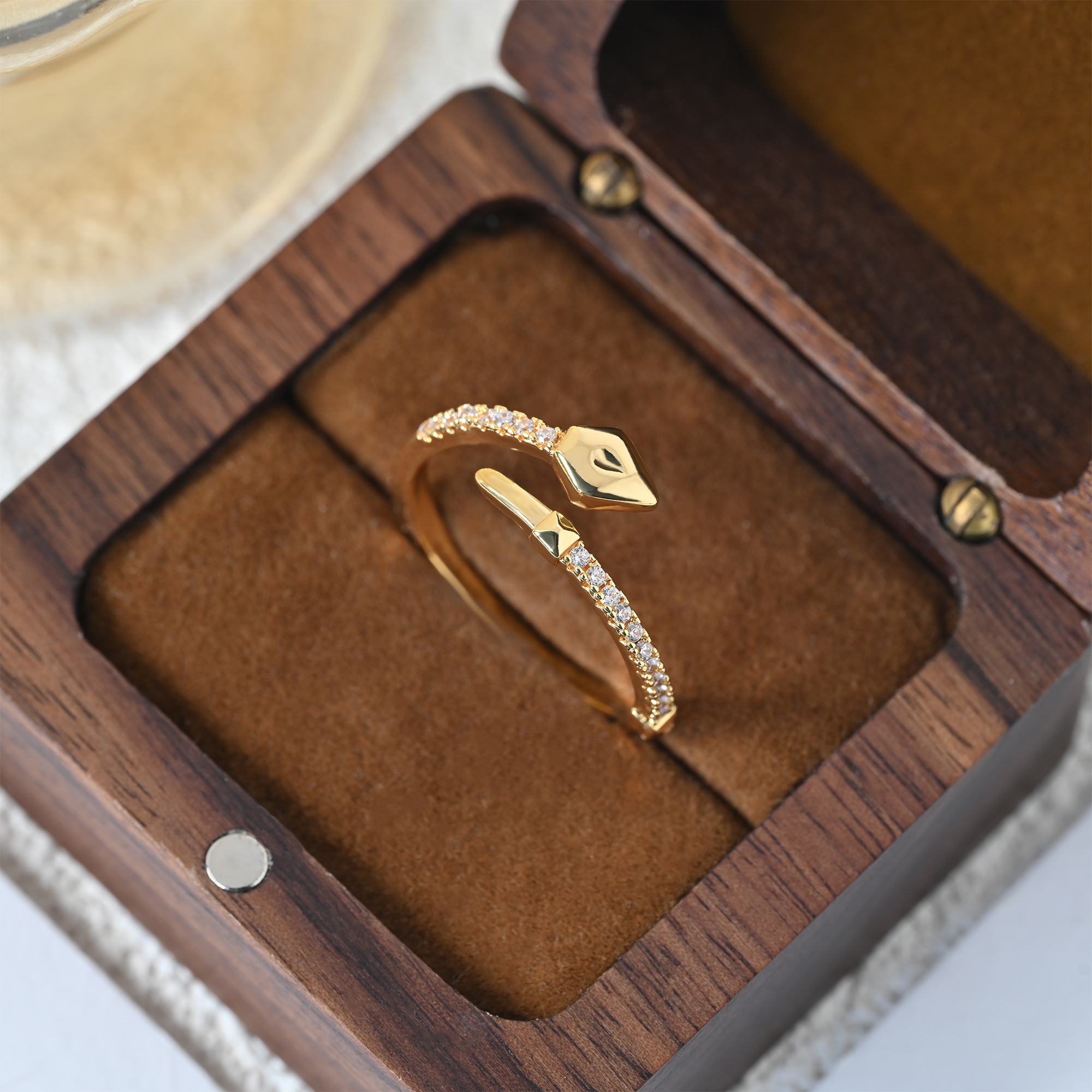 Bague plaquée or 6